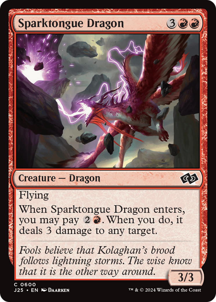 Sparktongue Dragon [Foundations Jumpstart] | Gear Gaming Bentonville