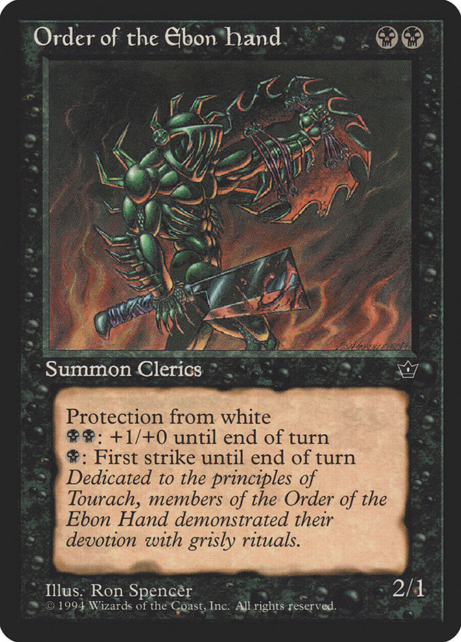 Order of the Ebon Hand (Ron Spencer) [Fallen Empires] | Gear Gaming Bentonville