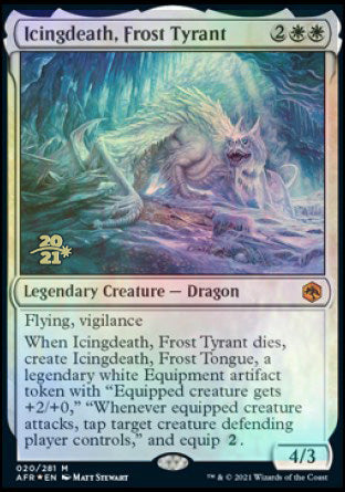 Icingdeath, Frost Tyrant [Dungeons & Dragons: Adventures in the Forgotten Realms Prerelease Promos] | Gear Gaming Bentonville