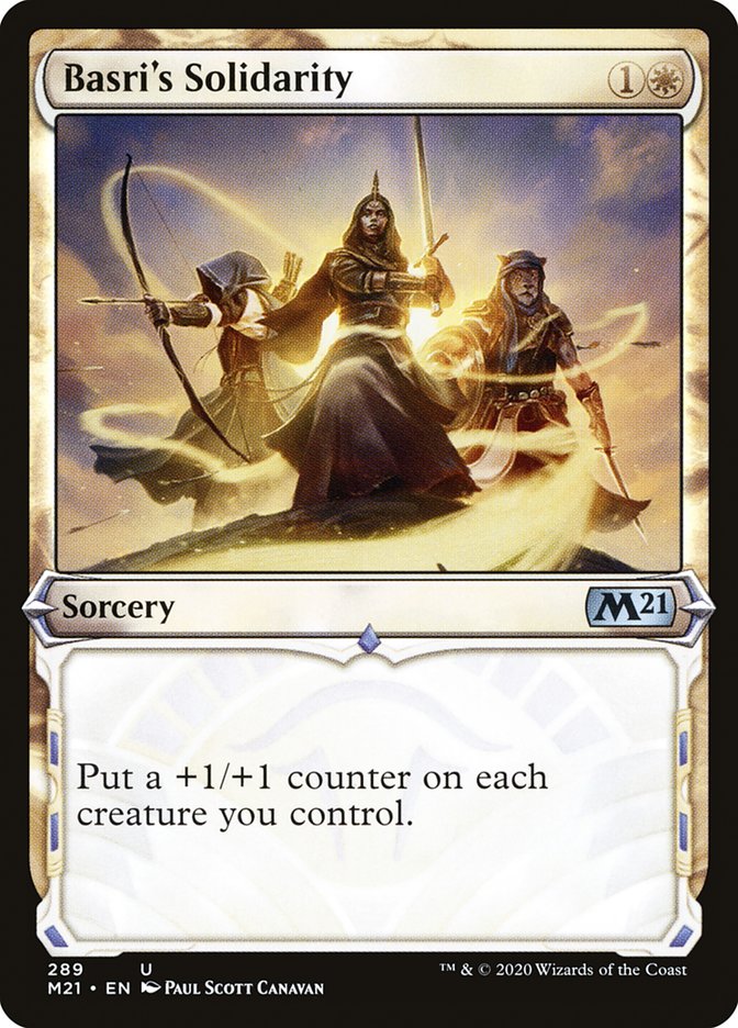 Basri's Solidarity (Showcase) [Core Set 2021] | Gear Gaming Bentonville