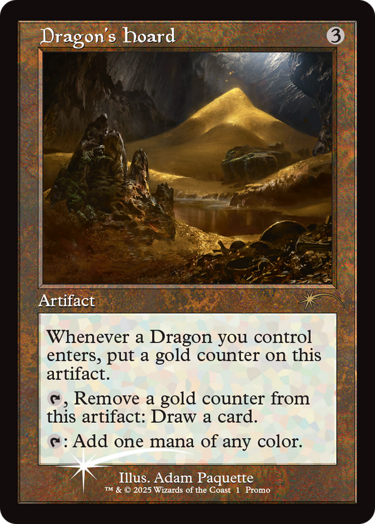 Dragon's Hoard (Retro Frame) [Wizards Play Network 2025] | Gear Gaming Bentonville