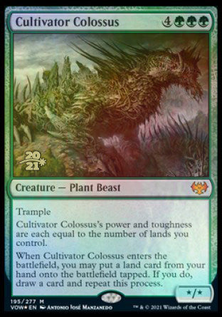 Cultivator Colossus [Innistrad: Crimson Vow Prerelease Promos] | Gear Gaming Bentonville