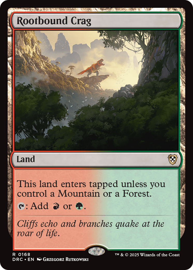 Rootbound Crag [Aetherdrift Commander] | Gear Gaming Bentonville
