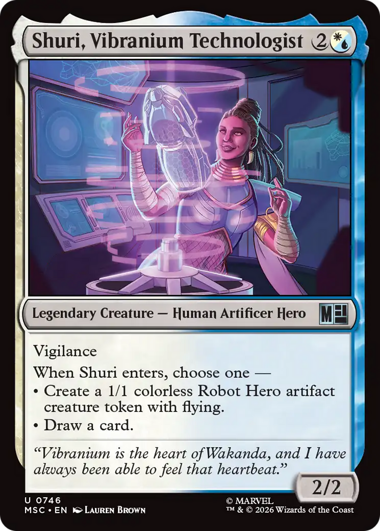 Shuri, Vibranium Technologist [Marvel Super Heroes Commander] | Gear Gaming Bentonville