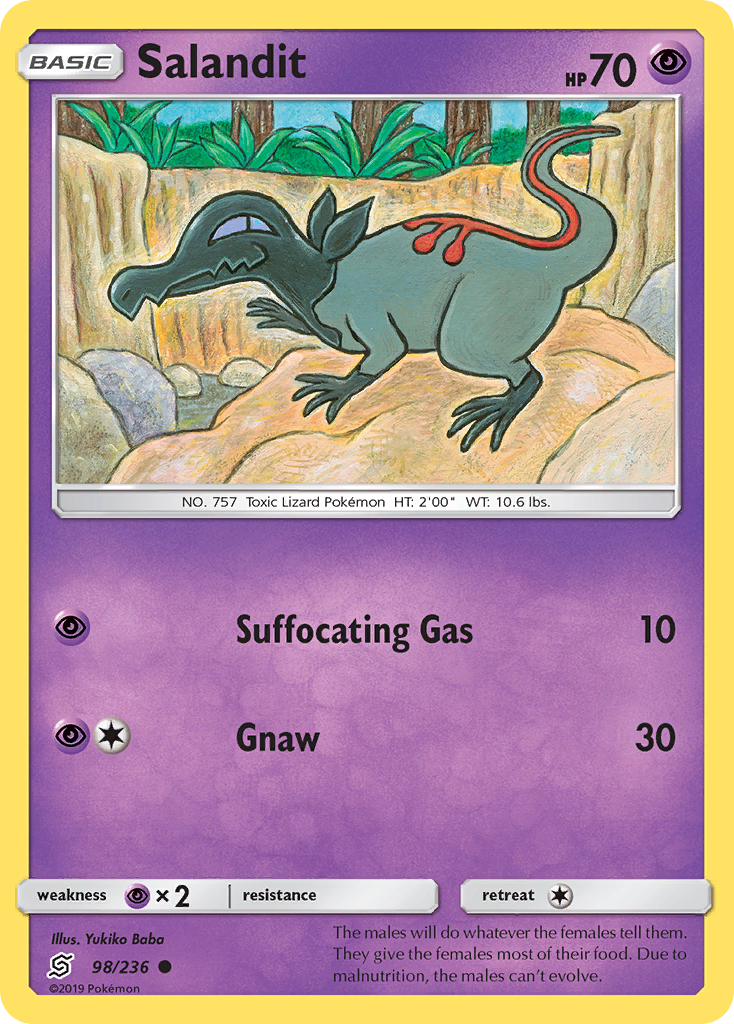 Salandit (98/236) [Sun & Moon: Unified Minds] | Gear Gaming Bentonville