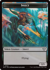 Insect // Beast (0005) Double-Sided Token [Edge of Eternities Commander Tokens] | Gear Gaming Bentonville