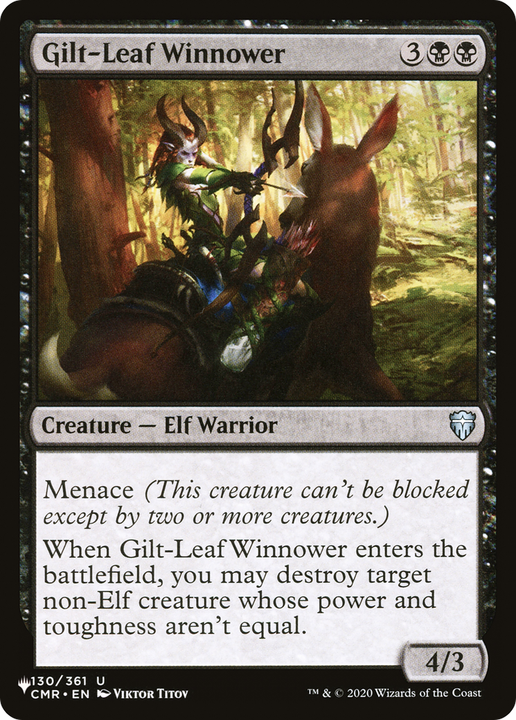 Gilt-Leaf Winnower [The List Reprints] | Gear Gaming Bentonville