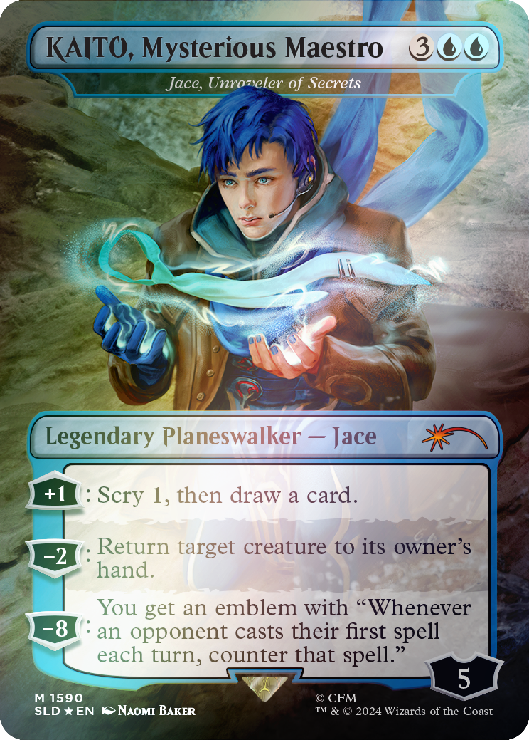 KAITO, Mysterious Maestro - Jace, Unraveler of Secrets (Rainbow Foil) [Secret Lair Drop Series] | Gear Gaming Bentonville