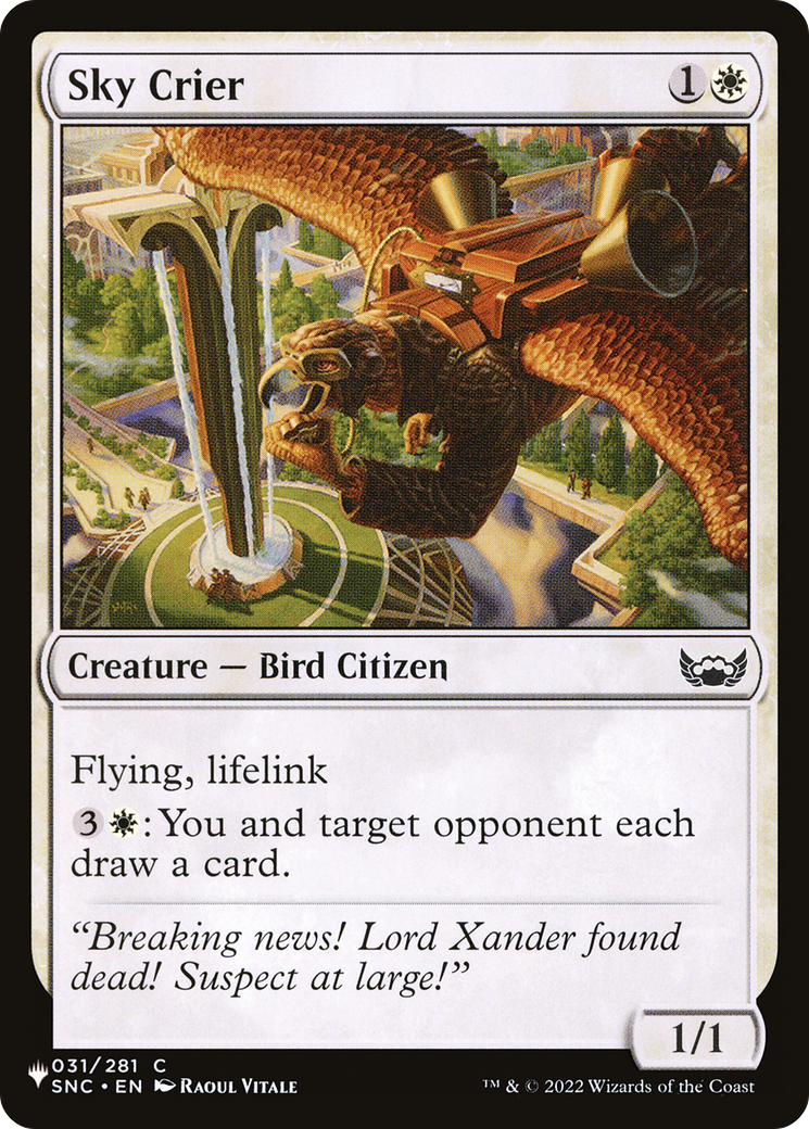 Sky Crier [The List] | Gear Gaming Bentonville