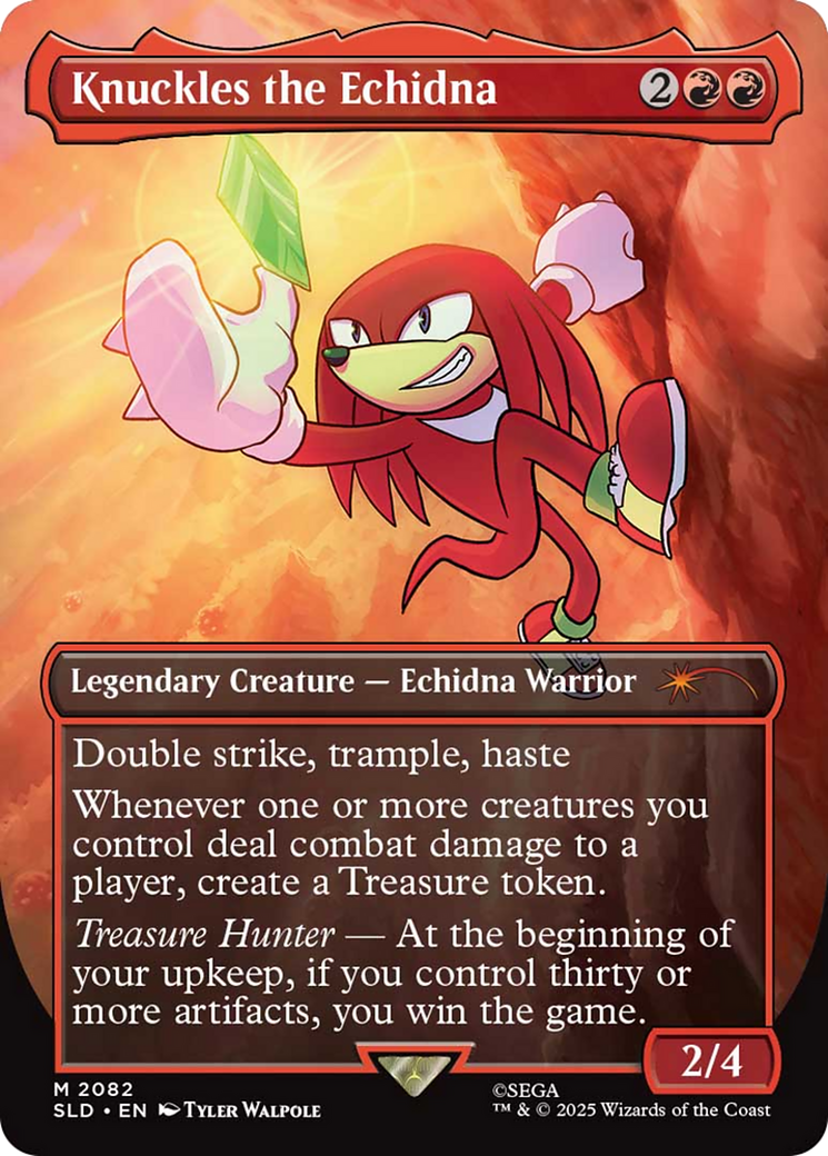 Knuckles the Echidna (Rainbow Foil) [Secret Lair Drop Series] | Gear Gaming Bentonville