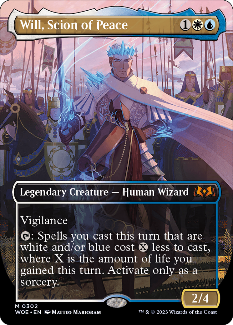 Will, Scion of Peace (Borderless Alternate Art) [Wilds of Eldraine] | Gear Gaming Bentonville