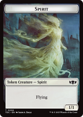 Angel // Spirit Double-Sided Token [Tarkir: Dragonstorm Commander Tokens] | Gear Gaming Bentonville