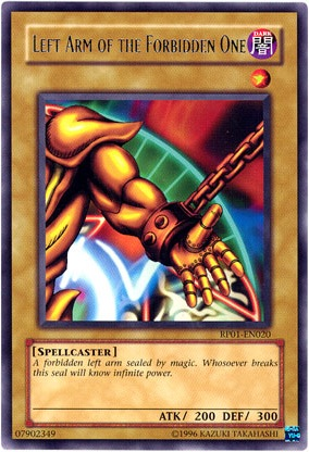 Left Arm of the Forbidden One [RP01-EN020] Rare | Gear Gaming Bentonville