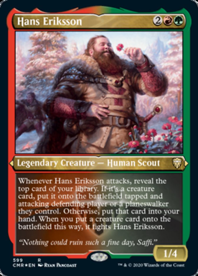 Hans Eriksson (Etched) [Commander Legends] | Gear Gaming Bentonville