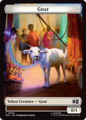 Soldier // Goat Double-Sided Token [Marvel Super Heroes Commander Tokens] | Gear Gaming Bentonville