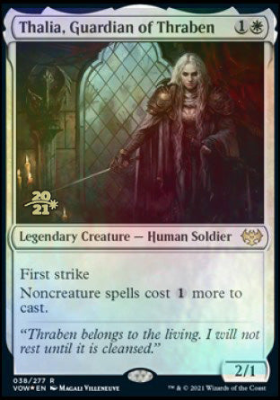 Thalia, Guardian of Thraben [Innistrad: Crimson Vow Prerelease Promos] | Gear Gaming Bentonville