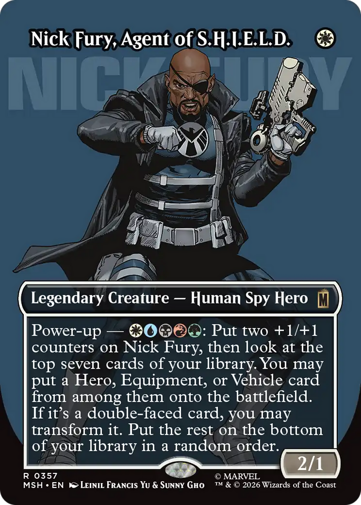 Nick Fury, Agent of S.H.I.E.L.D. (Borderless) (0357) [Marvel Super Heroes] | Gear Gaming Bentonville