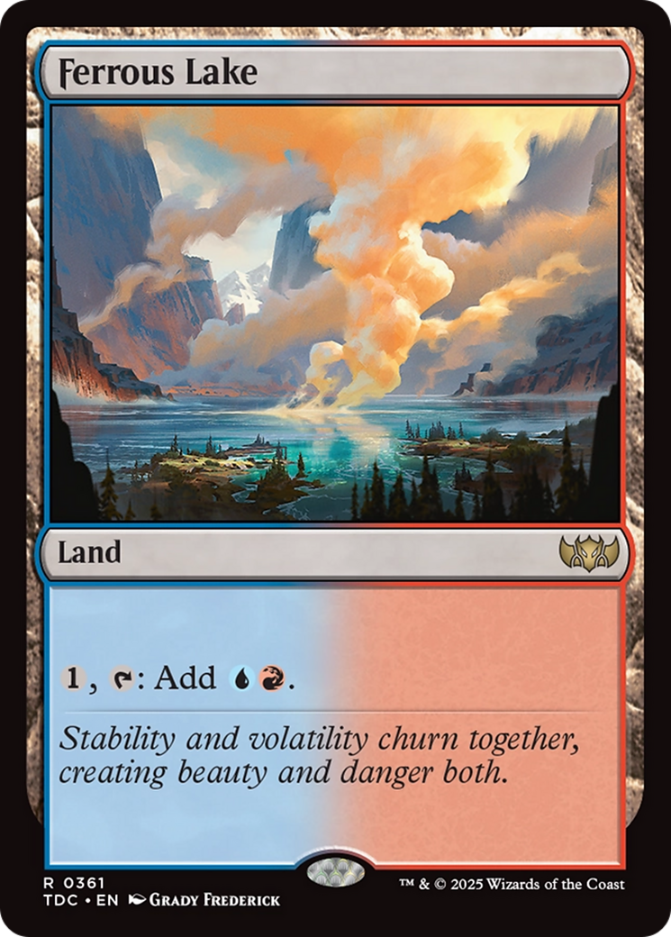 Ferrous Lake [Tarkir: Dragonstorm Commander] | Gear Gaming Bentonville