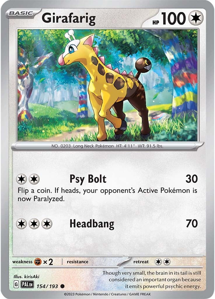 Girafarig (154/193) [Scarlet & Violet: Paldea Evolved] | Gear Gaming Bentonville