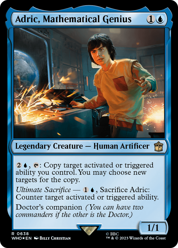 Adric, Mathematical Genius (Surge Foil) [Doctor Who] | Gear Gaming Bentonville