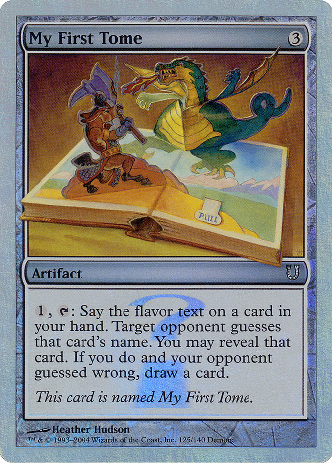 My First Tome (Alternate Foil) [Unhinged] | Gear Gaming Bentonville
