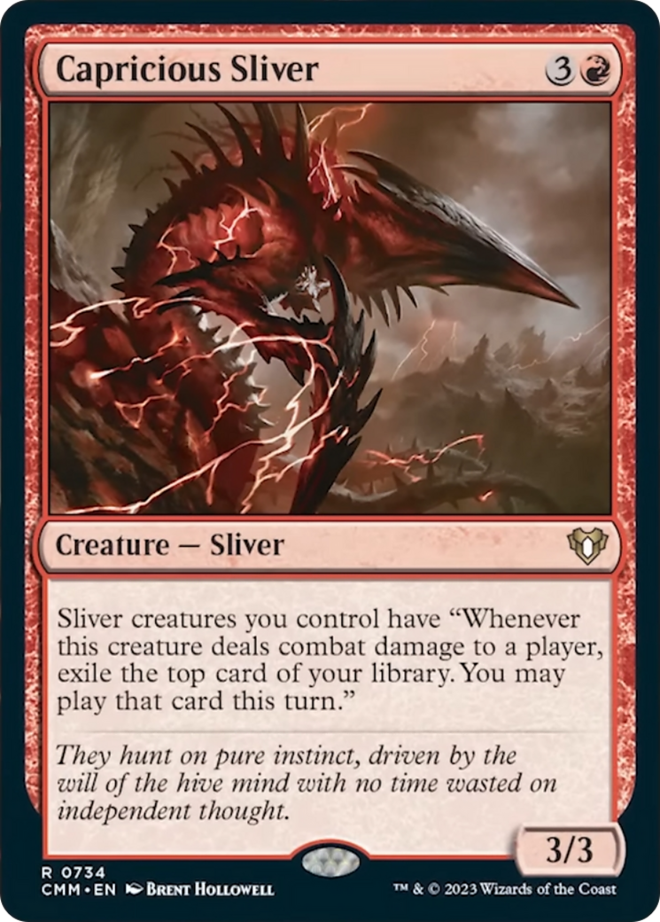 Capricious Sliver [Commander Masters] | Gear Gaming Bentonville