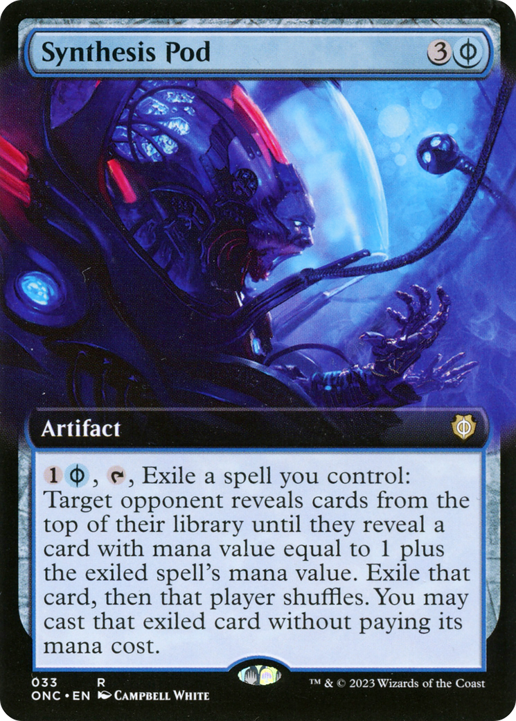 Synthesis Pod (Extended Art) [Phyrexia: All Will Be One Commander] | Gear Gaming Bentonville