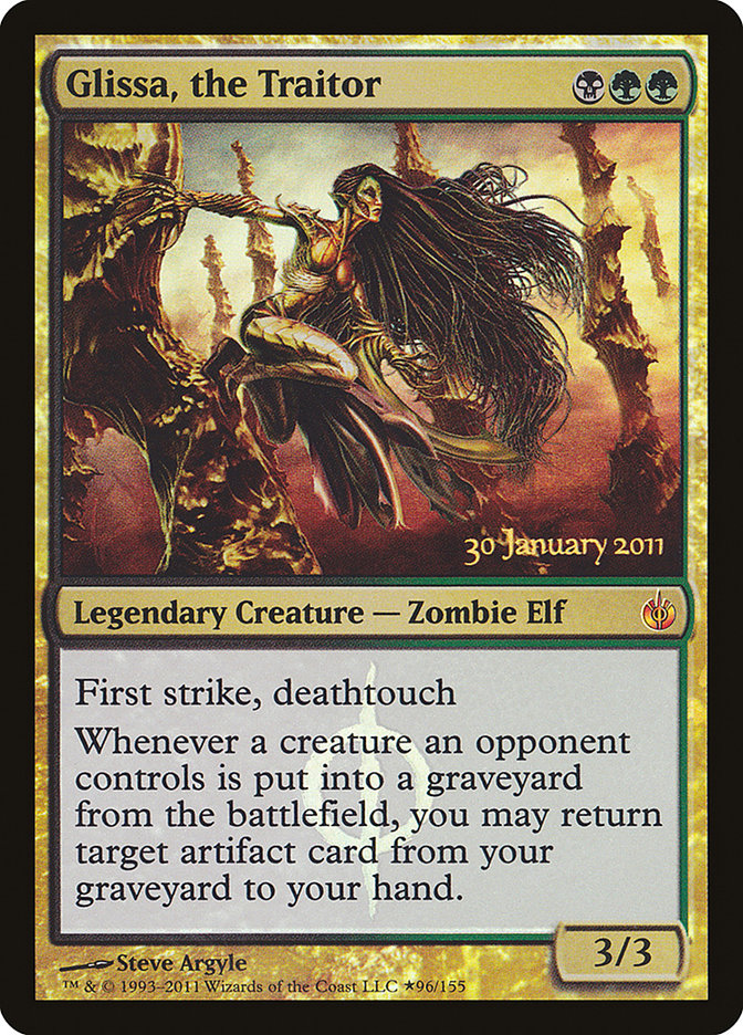 Glissa, the Traitor [Mirrodin Besieged Prerelease Promos] | Gear Gaming Bentonville