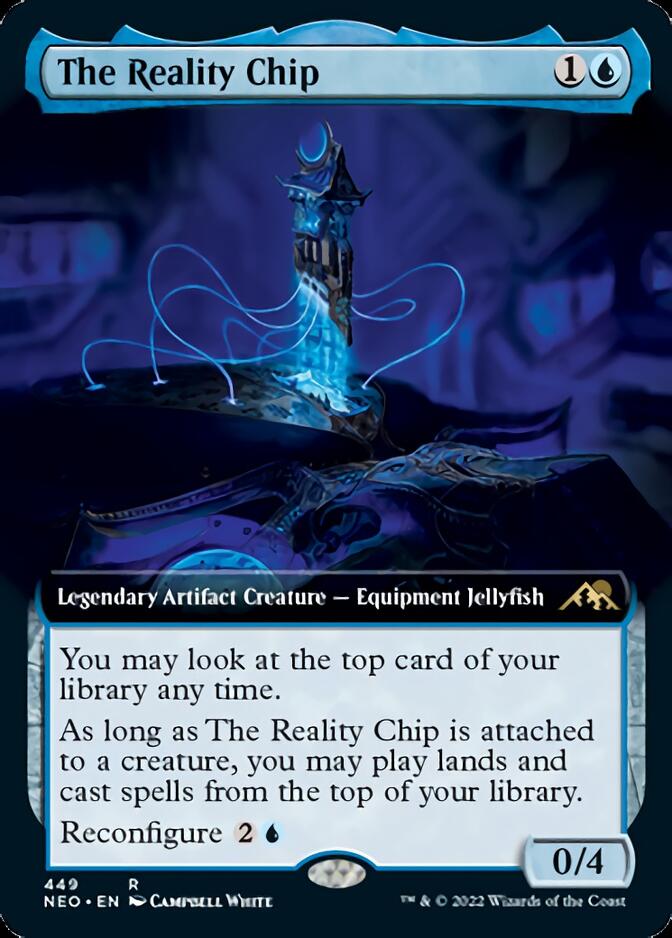 The Reality Chip (Extended Art) [Kamigawa: Neon Dynasty] | Gear Gaming Bentonville