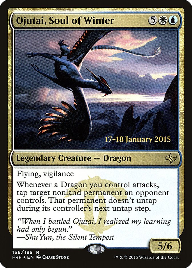 Ojutai, Soul of Winter [Fate Reforged Prerelease Promos] | Gear Gaming Bentonville