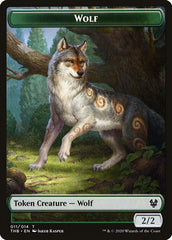 Satyr // Wolf Double-Sided Token [Theros Beyond Death Tokens] | Gear Gaming Bentonville