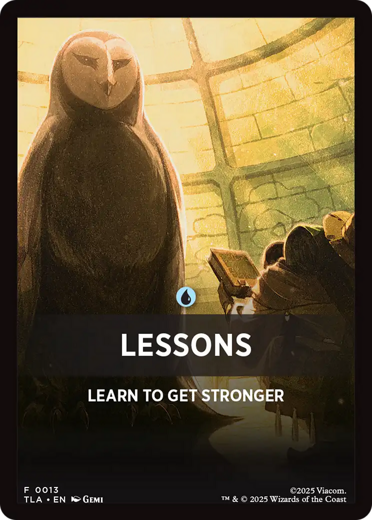 Lessons Theme Card [Avatar: The Last Airbender Tokens] | Gear Gaming Bentonville