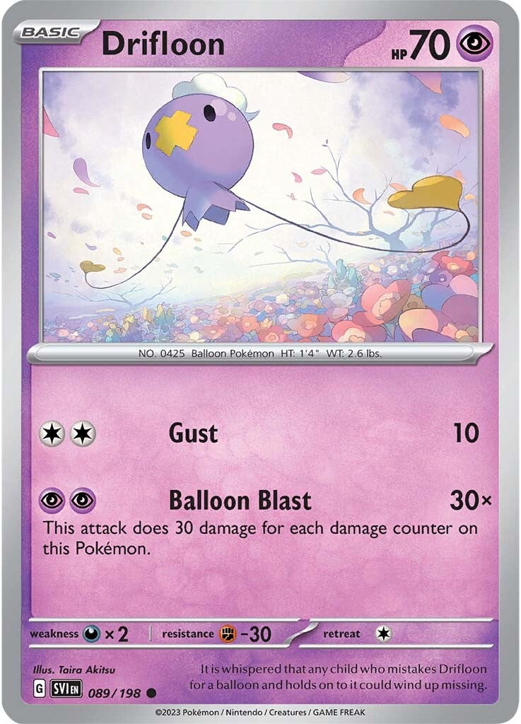 Drifloon (089/198) [Scarlet & Violet: Base Set] | Gear Gaming Bentonville