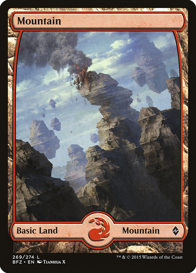 Mountain (269) (Full Art) [Battle for Zendikar] | Gear Gaming Bentonville