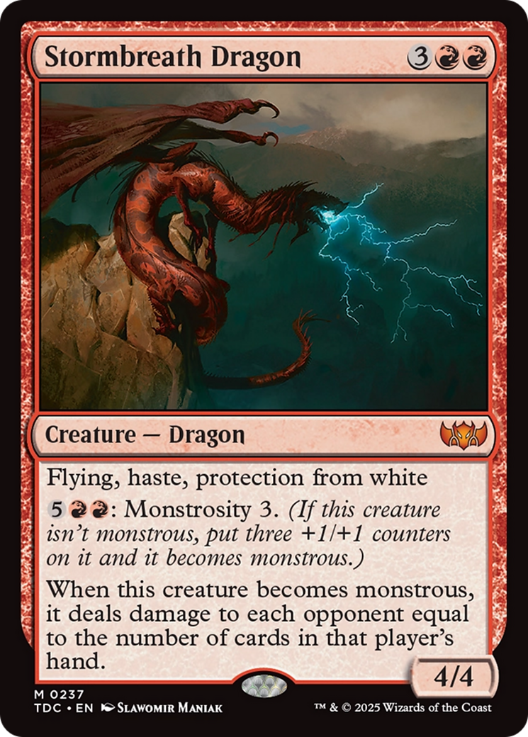 Stormbreath Dragon [Tarkir: Dragonstorm Commander] | Gear Gaming Bentonville