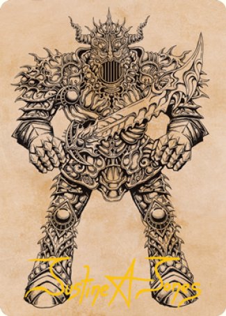 Iron Golem (Showcase) Art Card (Gold-Stamped Signature) [Dungeons & Dragons: Adventures in the Forgotten Realms Art Series] | Gear Gaming Bentonville