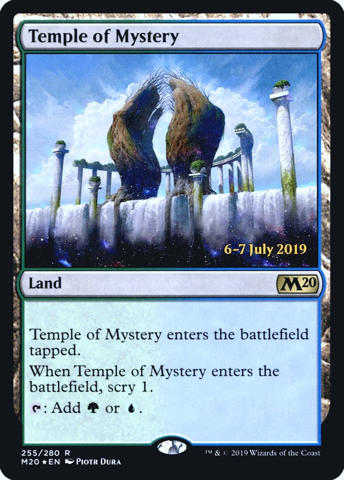 Temple of Mystery [Core Set 2020 Prerelease Promos] | Gear Gaming Bentonville