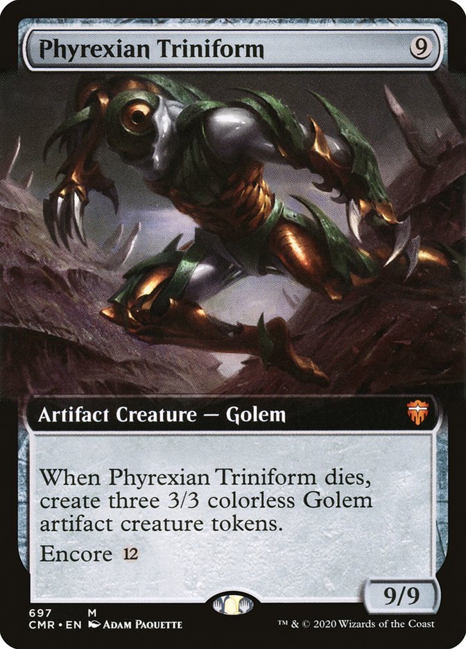Phyrexian Triniform (Extended Art) [Commander Legends] | Gear Gaming Bentonville