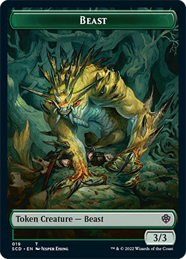Beast // Beast Double-Sided Token [Starter Commander Decks] | Gear Gaming Bentonville