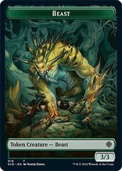 Beast // Beast Double-Sided Token [Starter Commander Decks] | Gear Gaming Bentonville