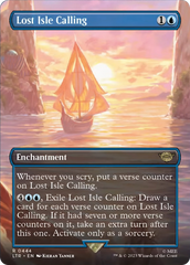 Lost Isle Calling (Borderless Alternate Art) [The Lord of the Rings: Tales of Middle-Earth] | Gear Gaming Bentonville