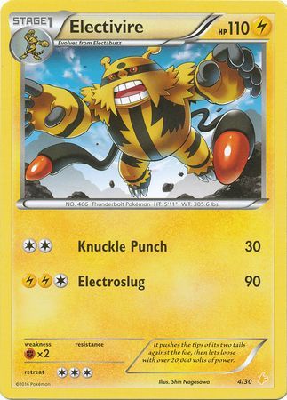 Electivire (4/30) [XY: Trainer Kit 3 - Pikachu Libre] | Gear Gaming Bentonville