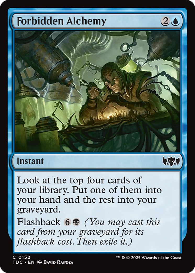 Forbidden Alchemy [Tarkir: Dragonstorm Commander] | Gear Gaming Bentonville