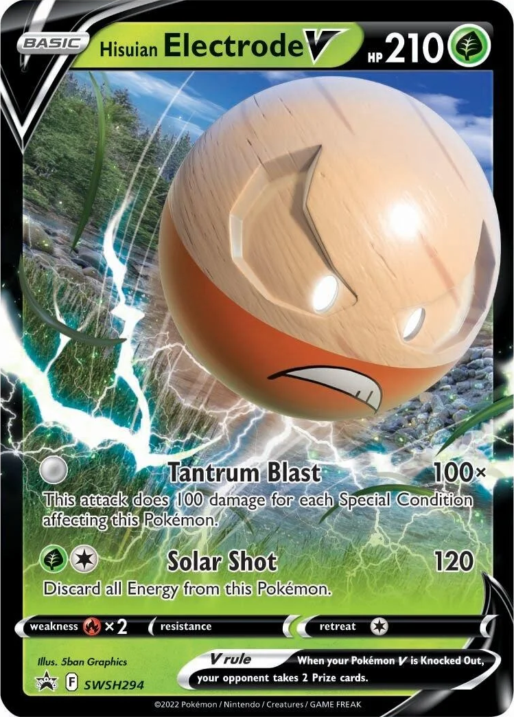 Hisuian Electrode V (SWSH294) [Sword & Shield: Black Star Promos] | Gear Gaming Bentonville