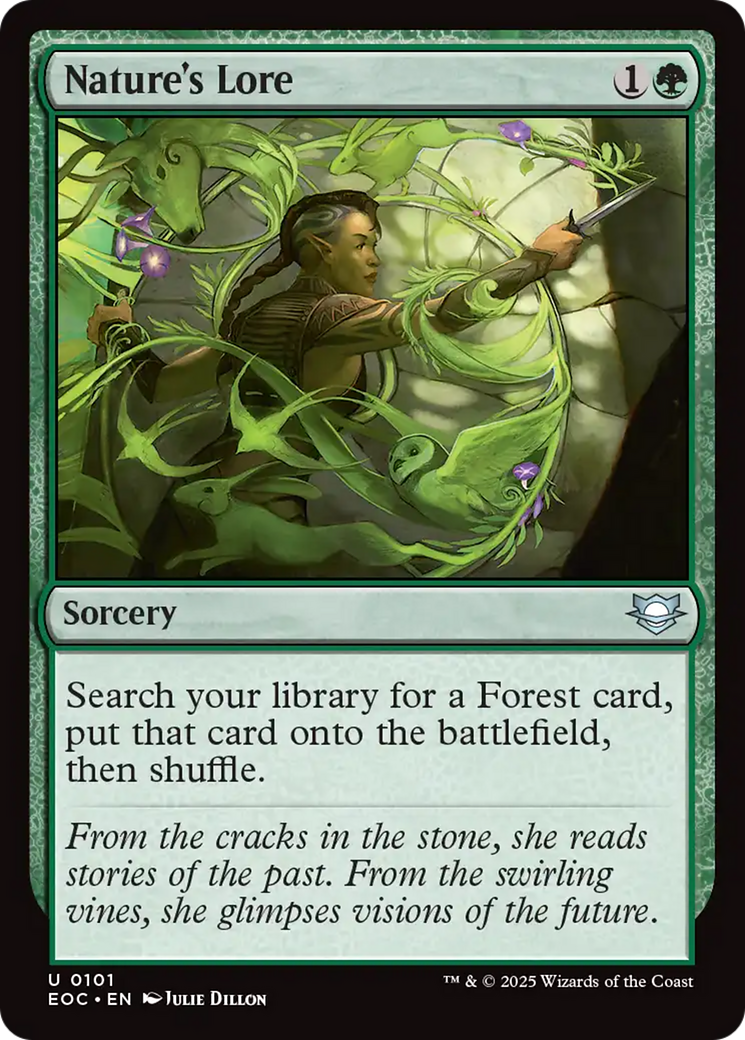 Nature's Lore [Edge of Eternities Commander] | Gear Gaming Bentonville