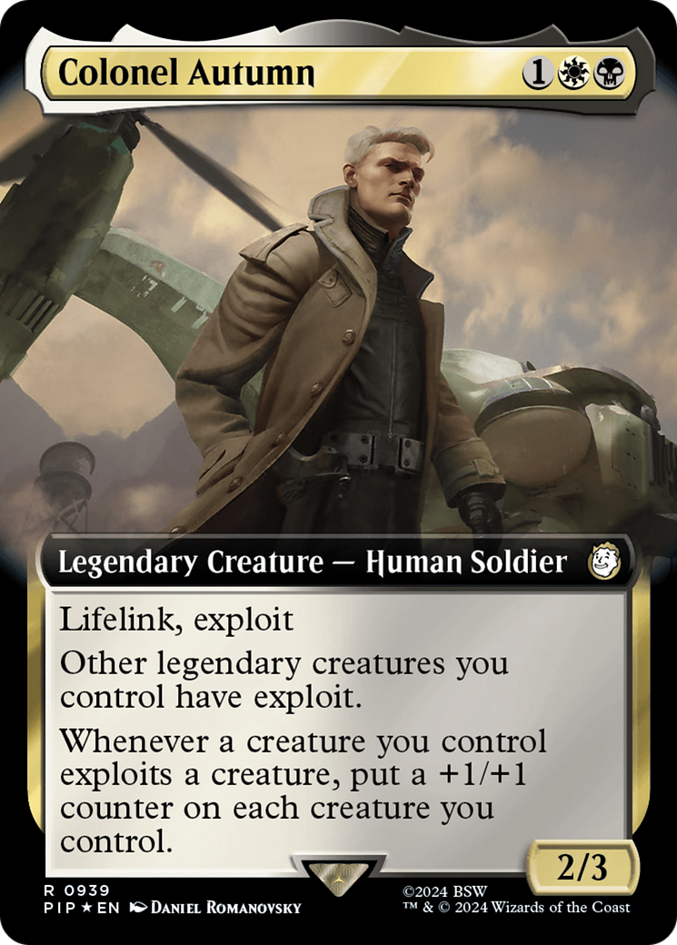 Colonel Autumn (Extended Art) (Surge Foil) [Fallout] | Gear Gaming Bentonville