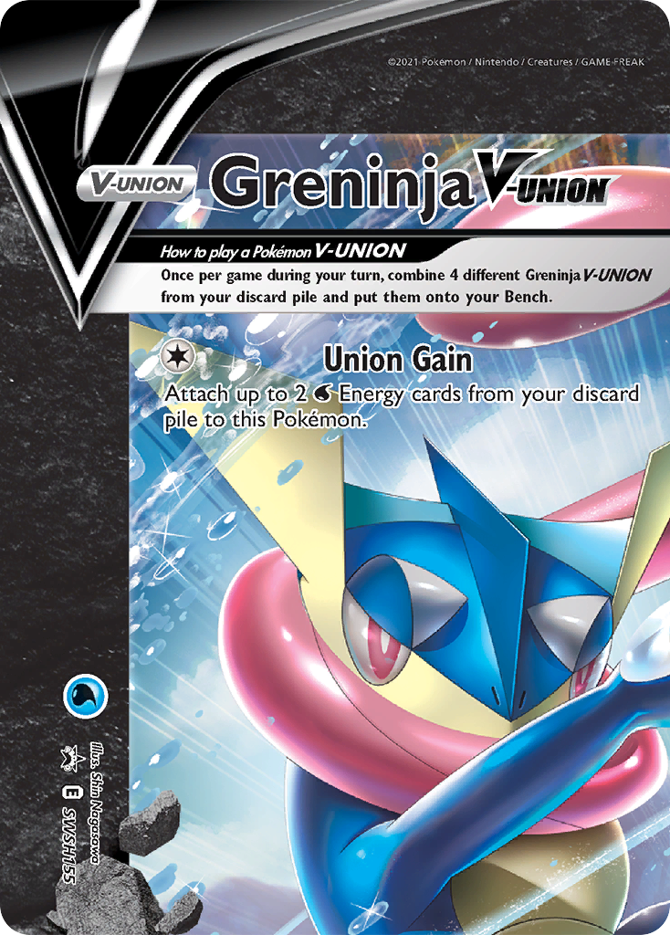 Greninja V-Union (SWSH155) [Sword & Shield: Black Star Promos] | Gear Gaming Bentonville