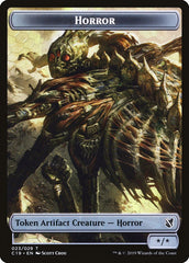 Angel of Sanctions // Horror Double-Sided Token [Commander 2019 Tokens] | Gear Gaming Bentonville