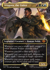 Aragorn, the Uniter (Borderless Alternate Art) [The Lord of the Rings: Tales of Middle-Earth] | Gear Gaming Bentonville