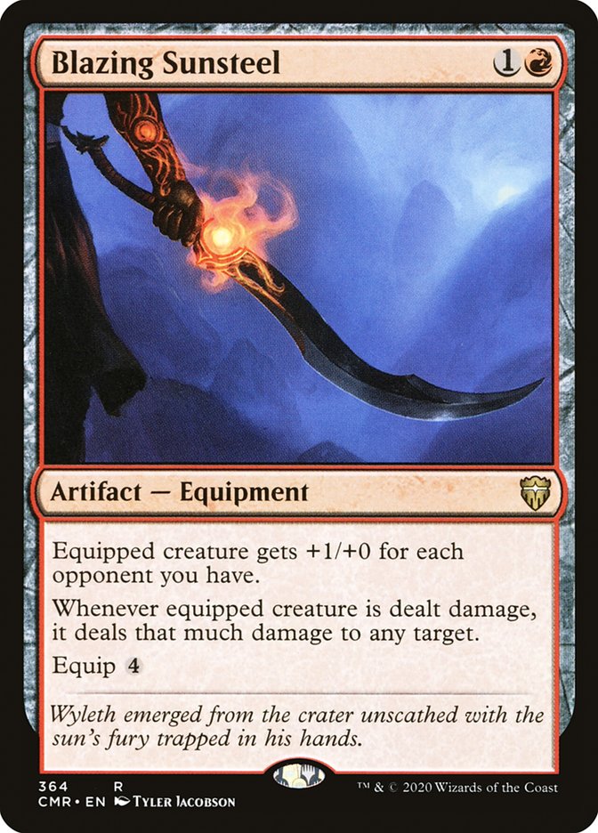 Blazing Sunsteel [Commander Legends] | Gear Gaming Bentonville